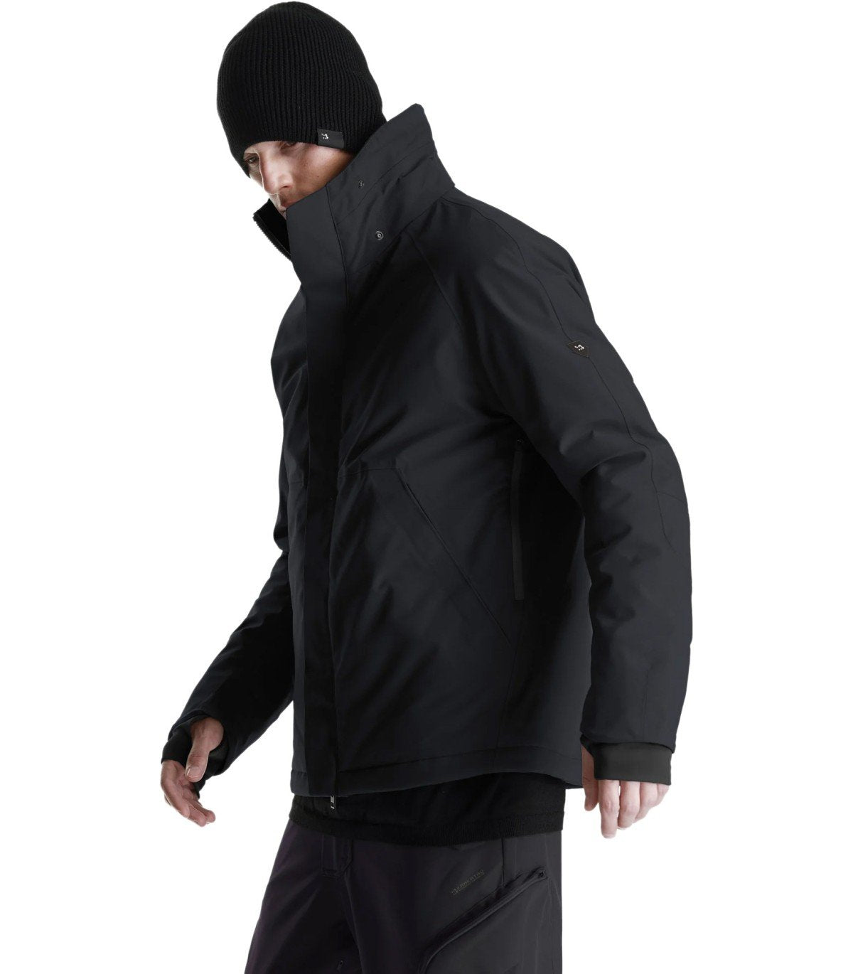 KRAKATAU WERYK BLACK HOODED JACKET