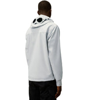 C.P. COMPANY SHELL-R BLUE FOX HOODED JACKET