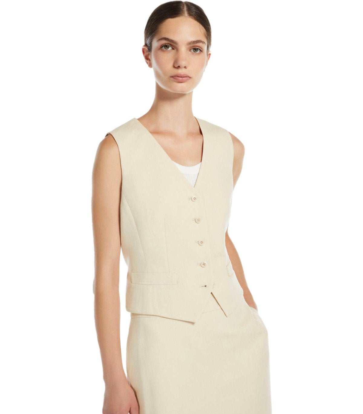 GILET PACE AVORIO MAX MARA WEEKEND