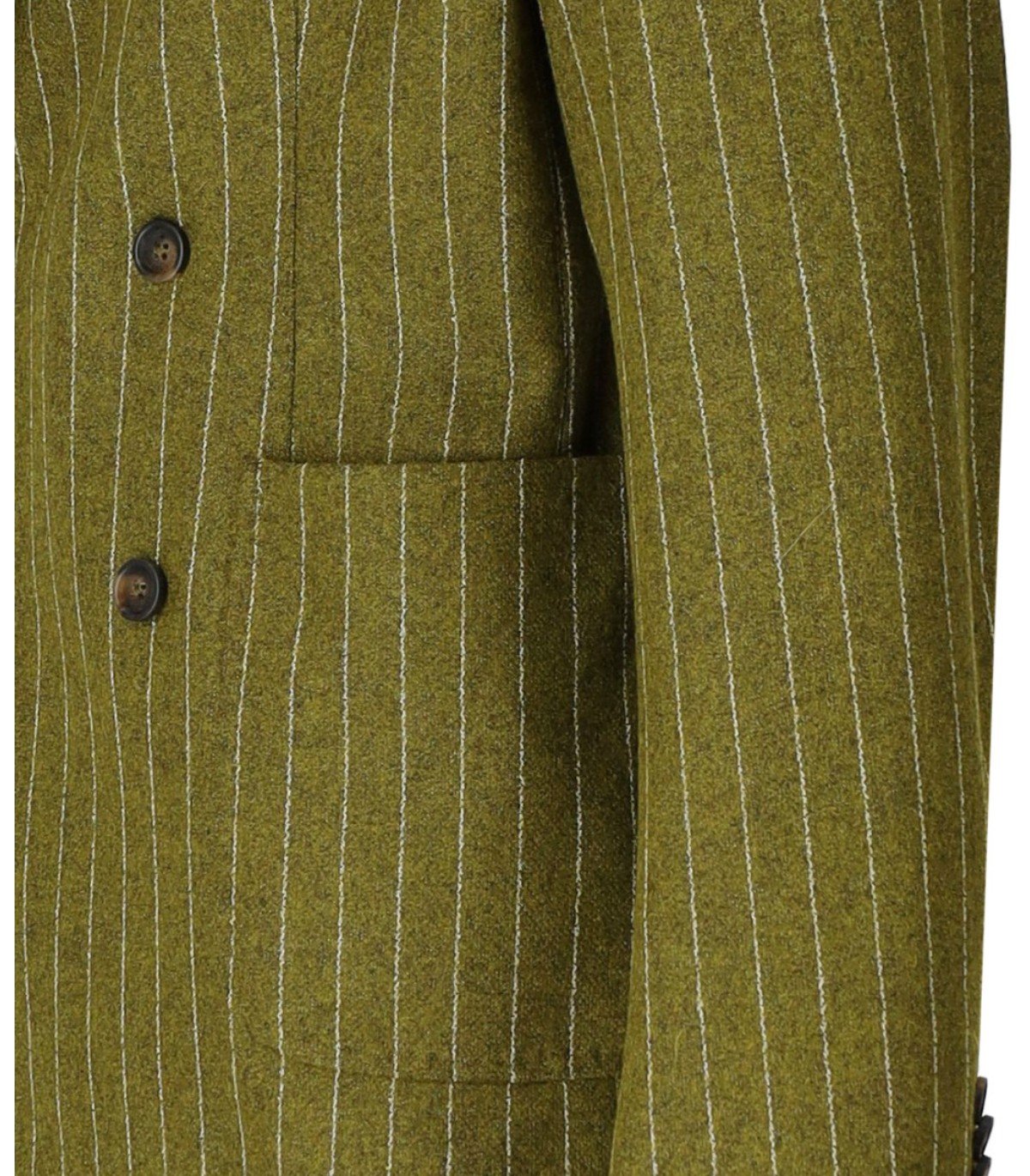 GIACCA DOPPIOPETTO GESSATA VERDE MANUEL RITZ