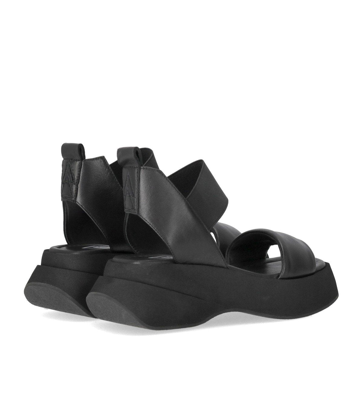 ELENA IACHI LENA BLACK PLATFORM SANDAL
