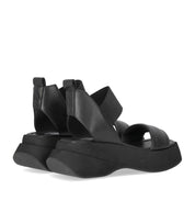 ELENA IACHI LENA BLACK PLATFORM SANDAL