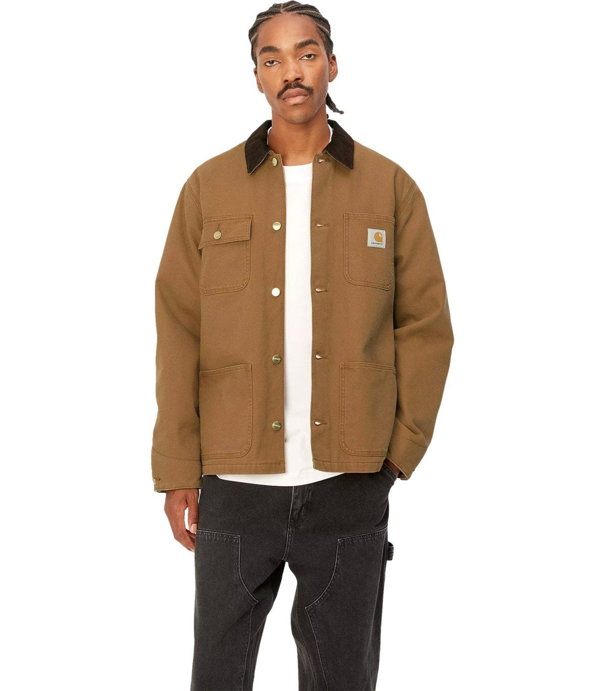 CARHARTT WIP MICHIGAN SUMMER HAMILTON BROWN JACKET