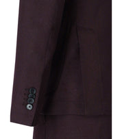 MANUEL RITZ BURGUNDY SUIT