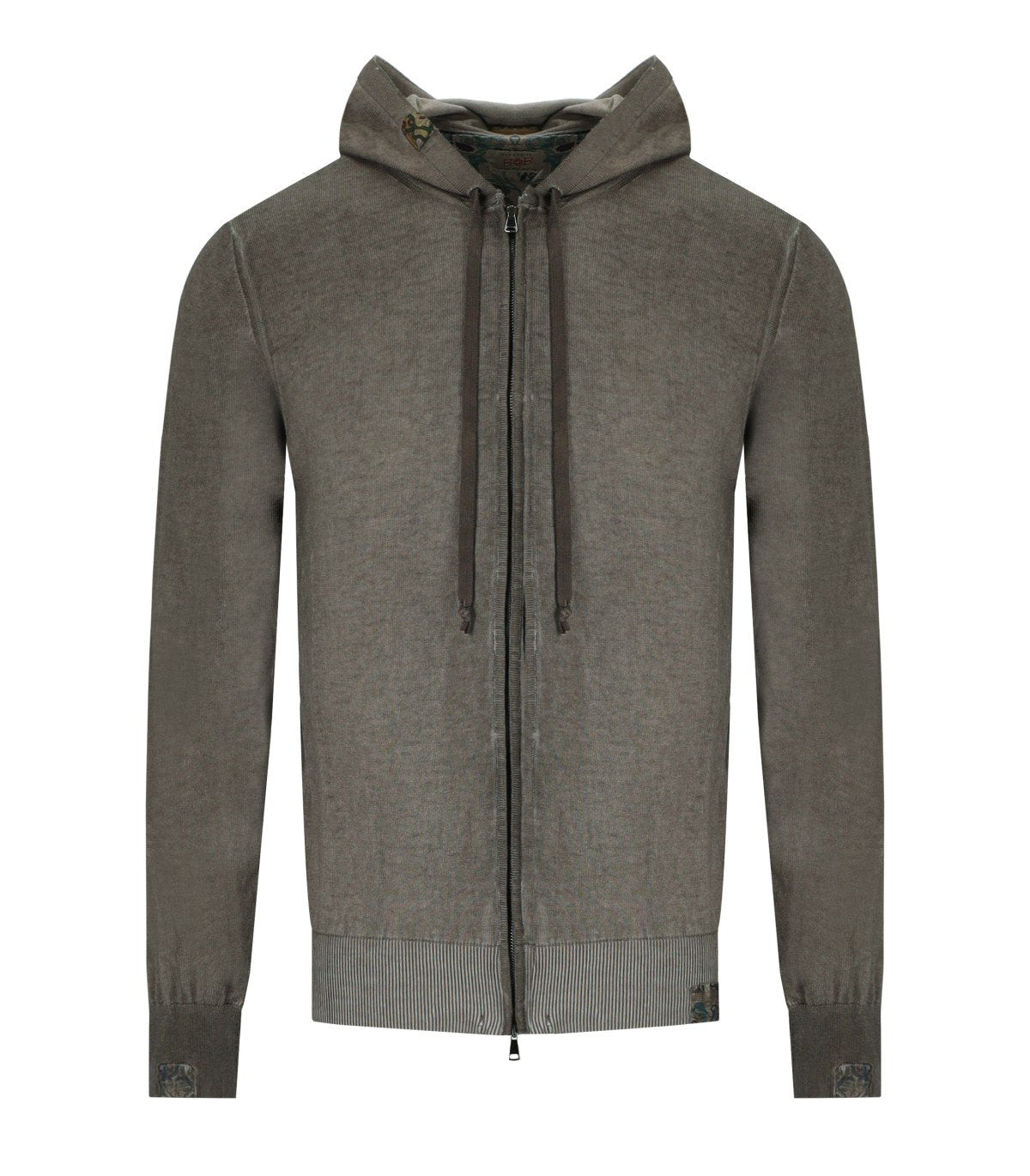 BOB DROP DARK BROWN HOODIE