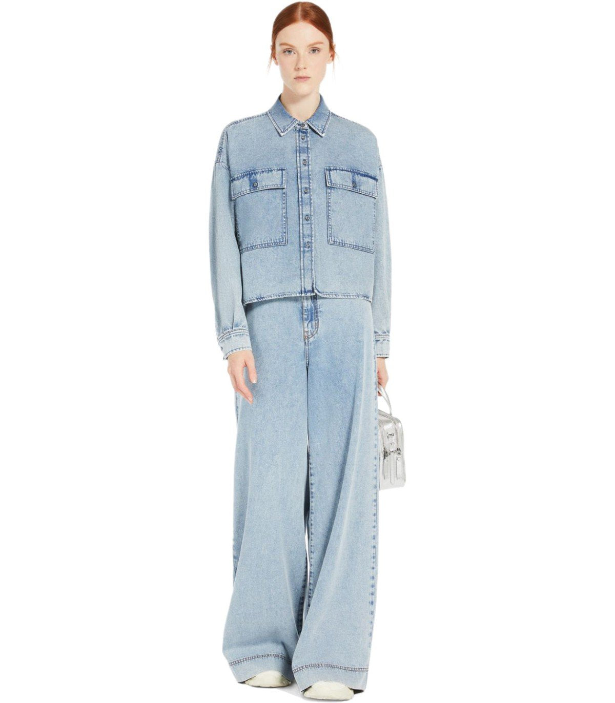 JEANS WIDE LEG VEGA AZZURRO MAX MARA WEEKEND