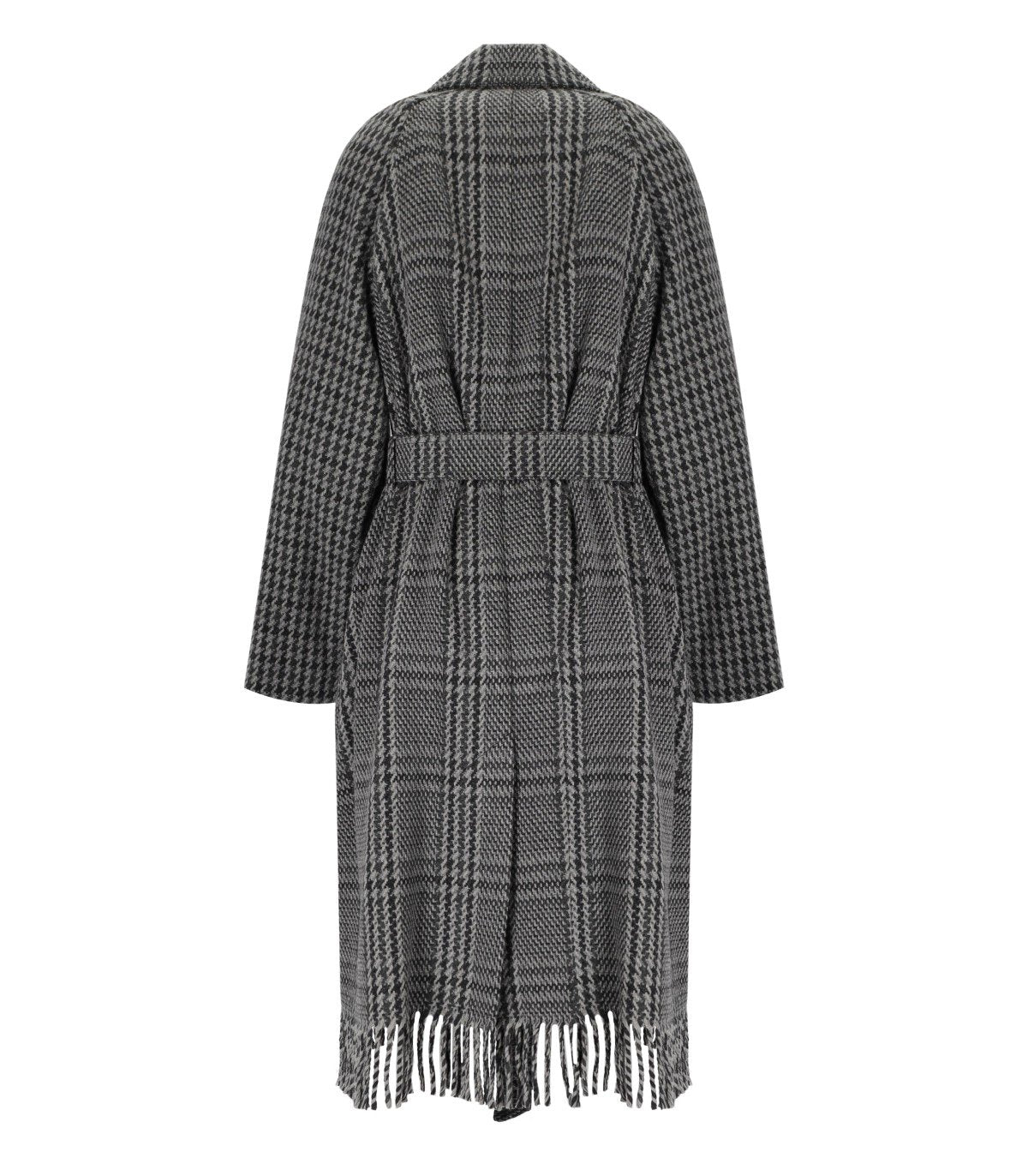 MAX MARA WEEKEND CARPI GRIJS COAT MET RIEM