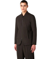 EMPORIO ARMANI BRUIN BLAUW OMKEERBAAR JAS