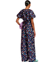 ESSENTIEL ANTWERP FRANKRIJK NAVY BLUE WIDE LEG PANTS