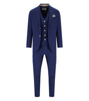 BOB BLUE 3-PIECES SUIT
