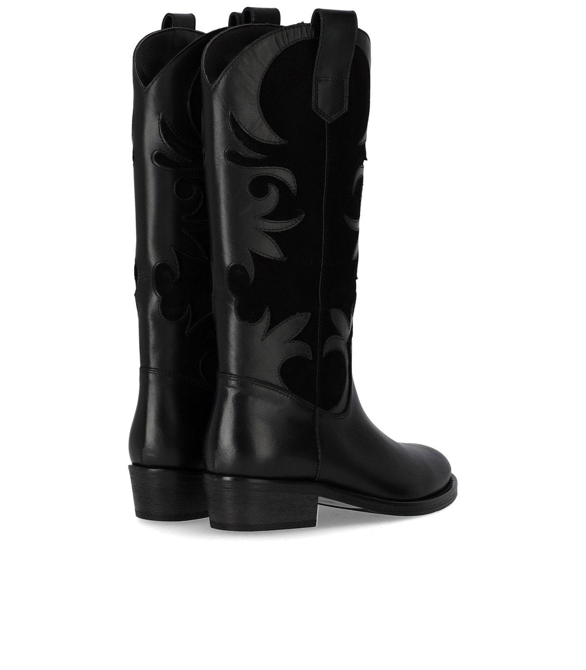 VIA ROMA 15 VENICE BLACK TEXAN BOOT