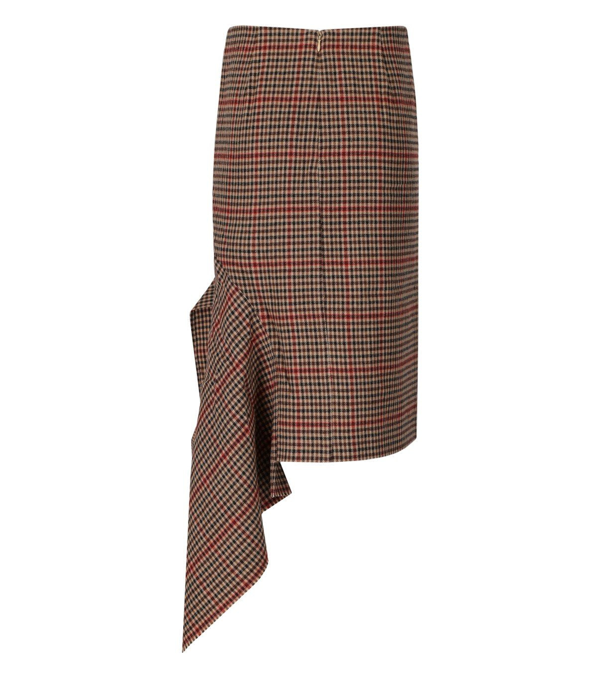 JUPE MIDI IFEATHER MARRON ESSENTIEL ANTWERP