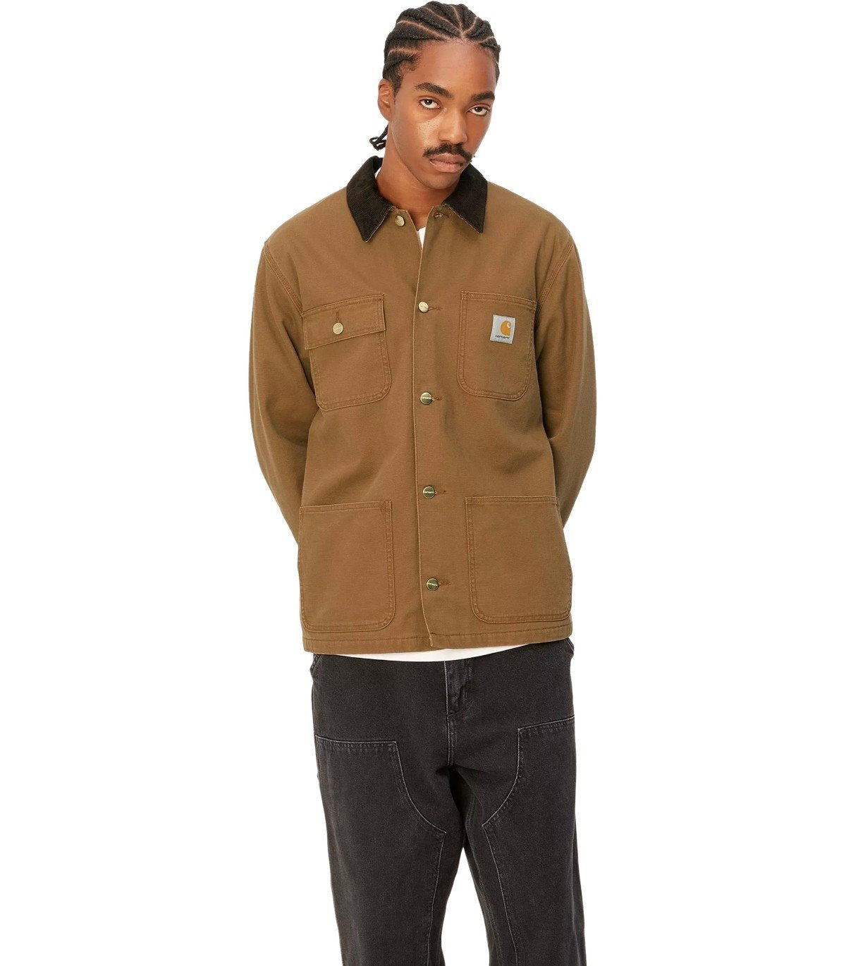 CARHARTT WIP MICHIGAN SUMMER HAMILTON BROWN JACKET