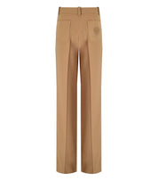 ELISABETTA FRANCHI CAMEL PALAZZO PANTS