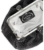 MAX MARA WEEKEND PASTICCINO PALMAS SMALL BLACK CLUTCH BAG