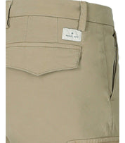 MANUEL RITZ BEIGE CARGO BERMUDA SHORTS