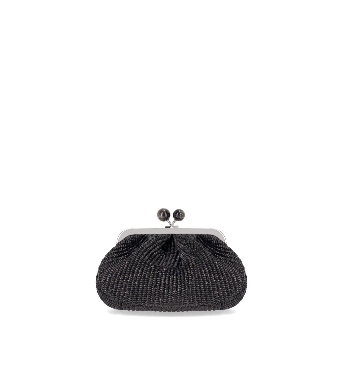 MAX MARA WEEKEND PASTICCINO PALMAS SMALL BLACK CLUTCH BAG