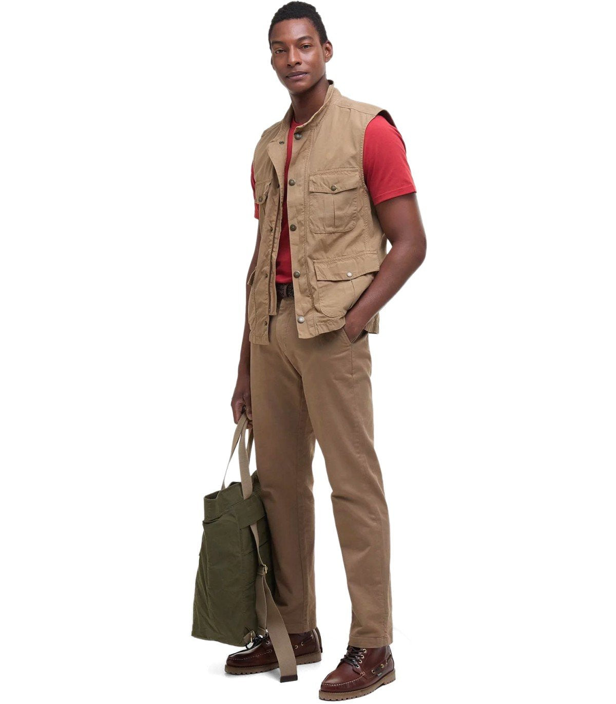 BARBOUR CORBRIDGE STONE VEST