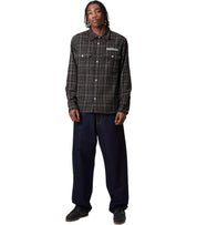 CARHARTT WIP RUNAWAY MILLETT CHECK BLACK SHIRT