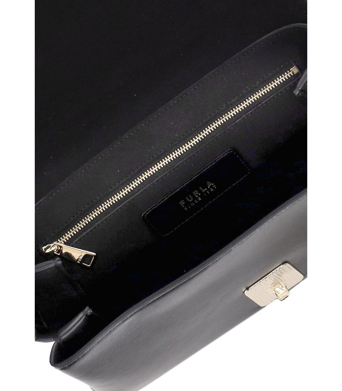 FURLA MERIDIANA M BLACK CROSSBODY BAG