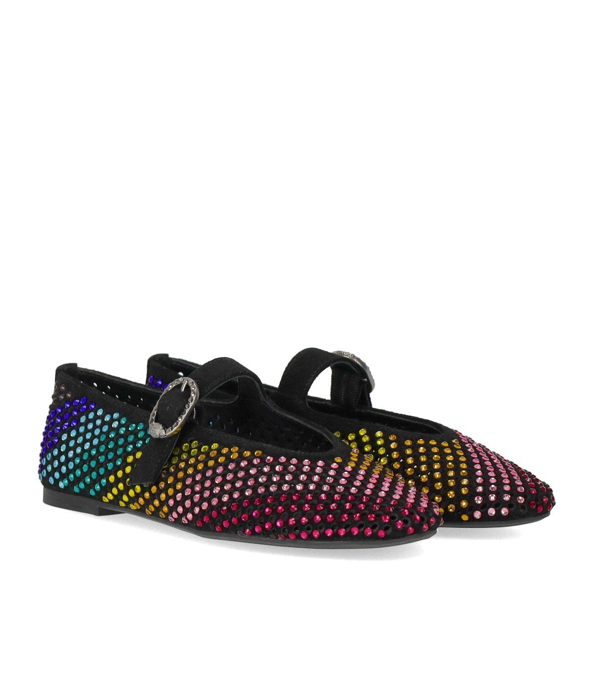 KURT GEIGER MAYFAIR MULTICOLORED BALLET FLAT SHOE