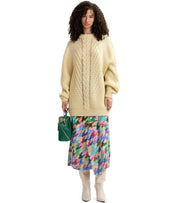 MAGLIONE GIROCOLLO GRIVE ECRU ESSENTIEL ANTWERP