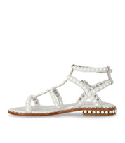 ASH PRECIOUS BIS WHITE FLAT SANDAL