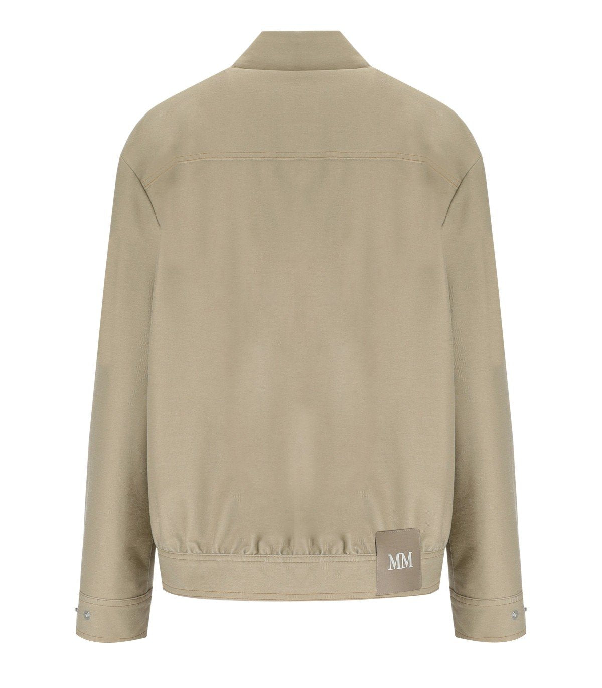MM MAX MARA LEPRE BEIGE DENIM EFFECT JACKET
