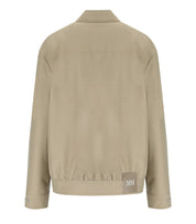 MM MAX MARA LEPRE BEIGE DENIM EFFECT JACKET
