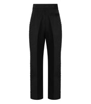 STINE GOYA CIARA BLACK WIDE LEG PANTS WITH RHINESTONES