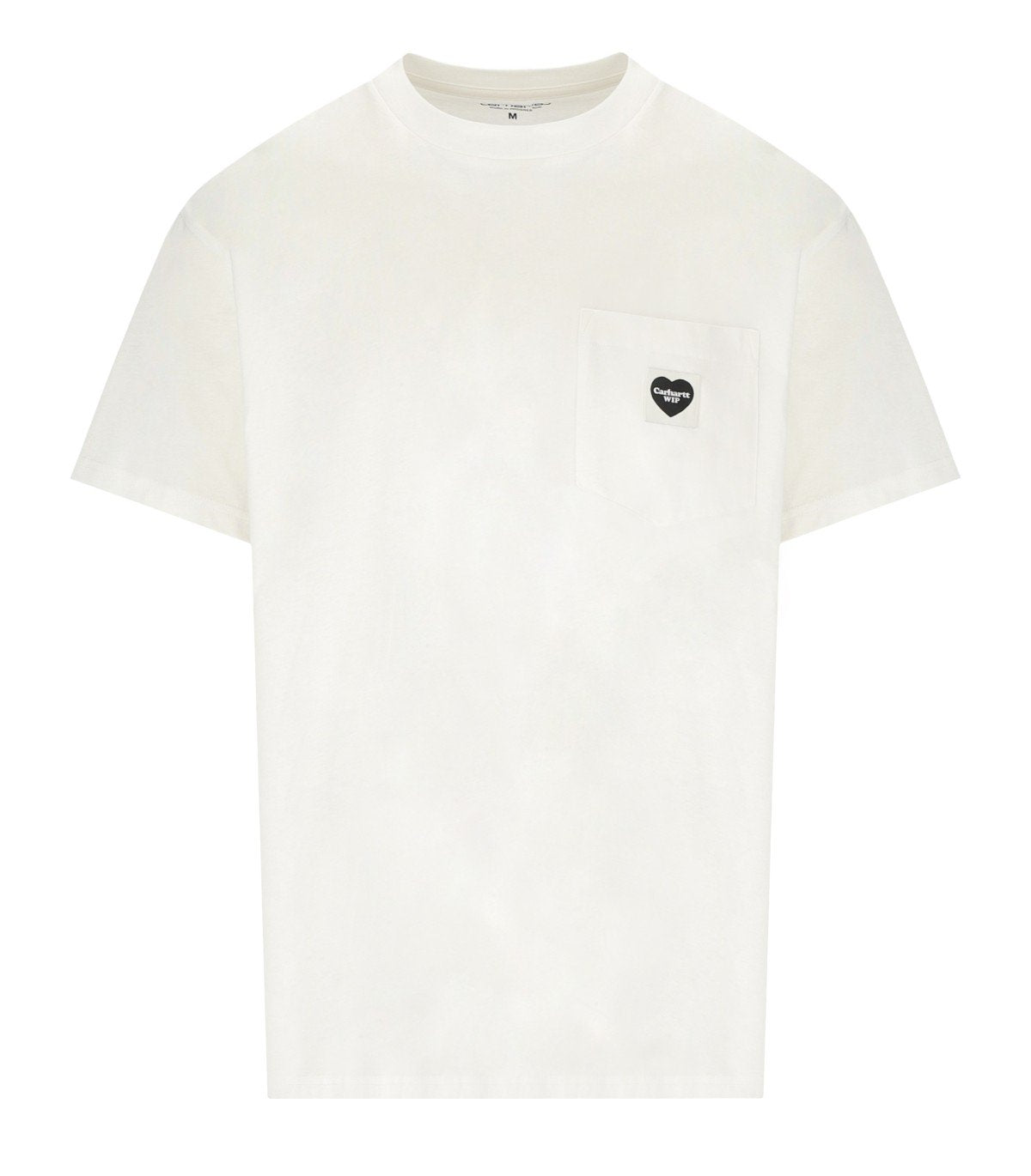 T-SHIRT S/S POCKET HEART BIANCA CARHARTT WIP