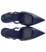 ZAPATO DE TACÓN SLINGBACK KATE AZUL SERGIO LEVANTESI