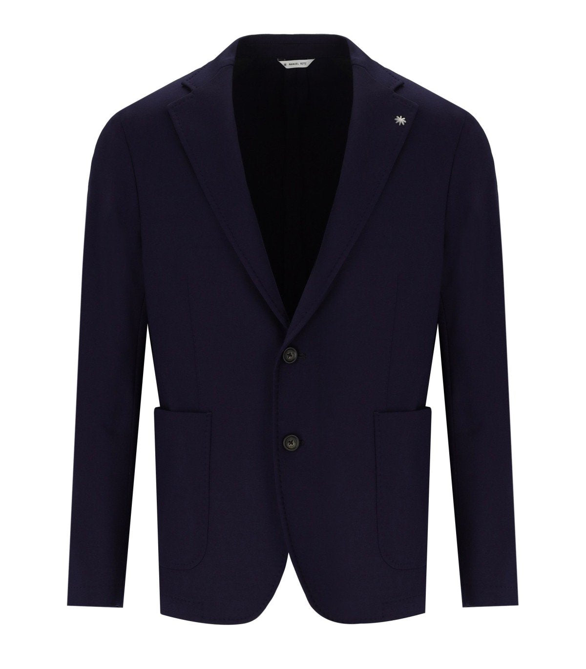 CHAQUETA DE BOTONADURA SENCILLA AZUL MANUEL RITZ