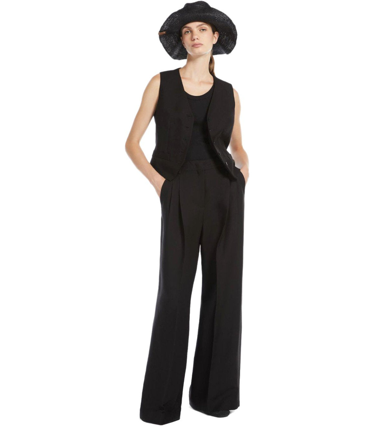 MAX MARA WEEKEND MULTIC BLACK TOP