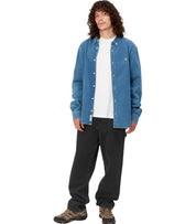 JEAN SINGLE KNEE NOIR STONE WASHED CARHARTT WIP