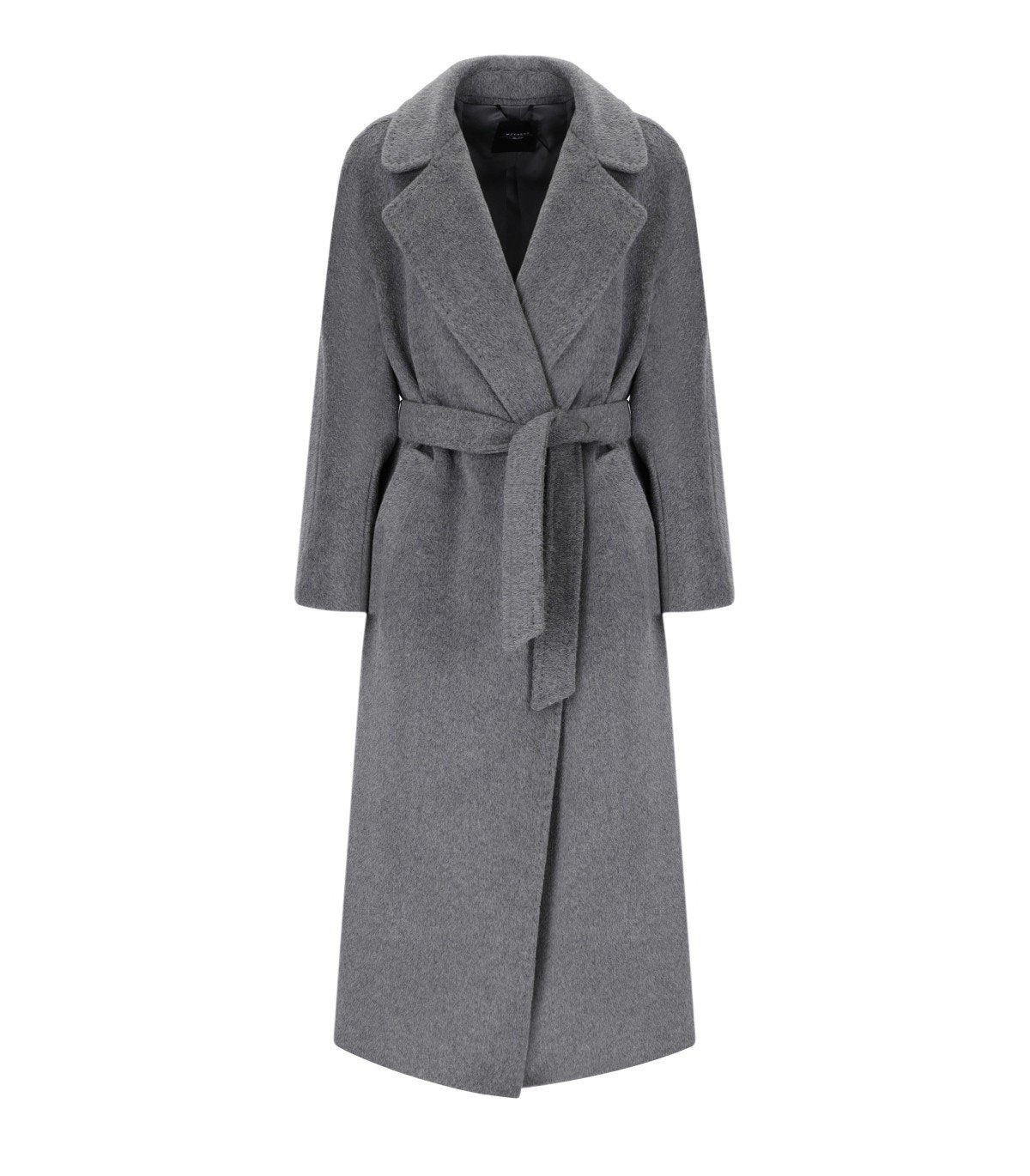 WEEKEND MaxMara グレーウールコート Long wool coat, dark grey | Weekend Max Mara