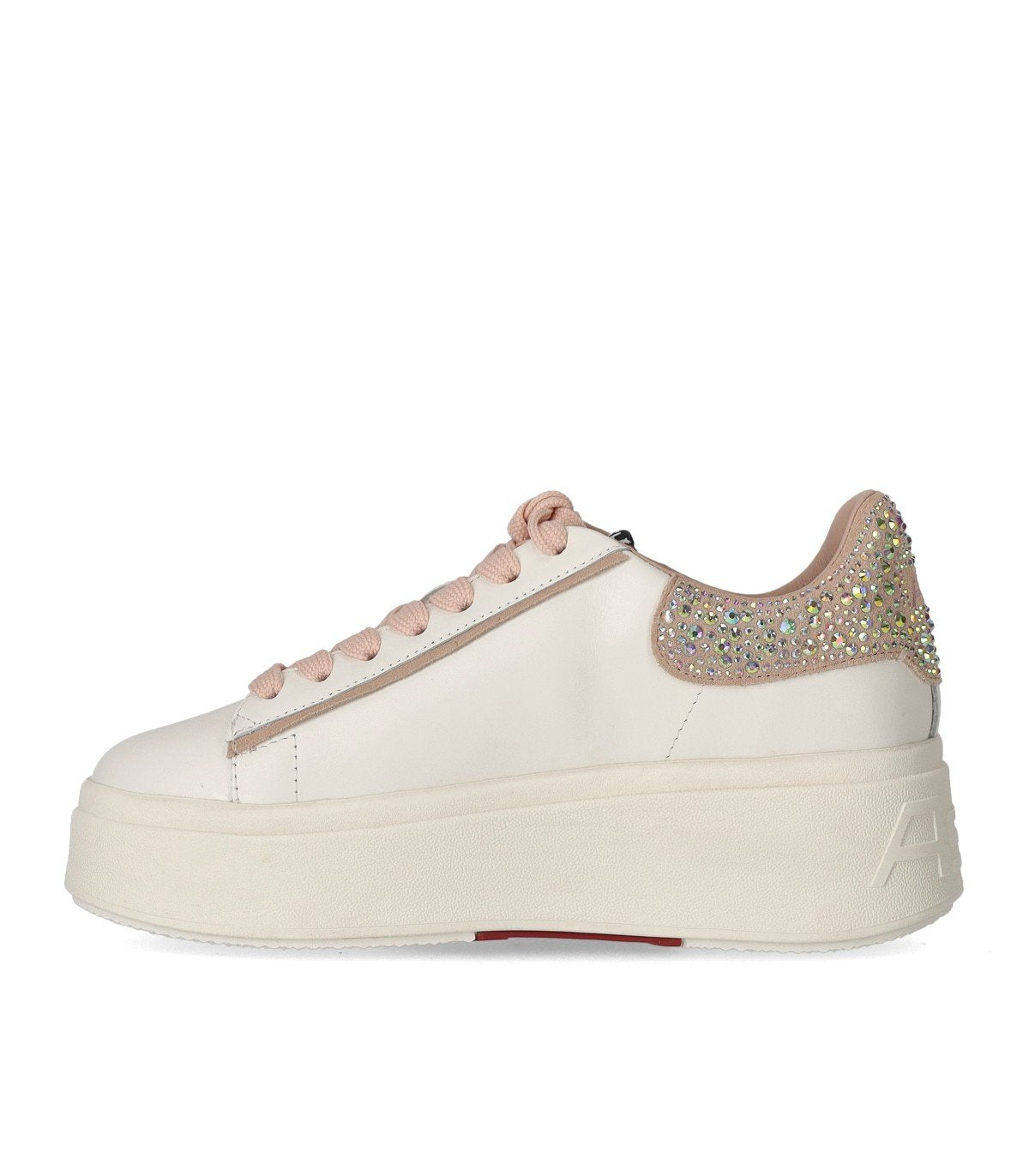 ASH MOBY STRASS BIS WHITE PINK SNEAKER
