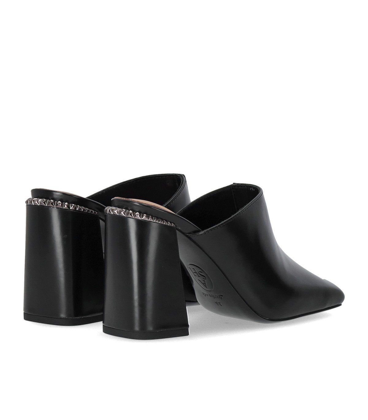 ASH ANGIE ZWARTE MULE MET HAK