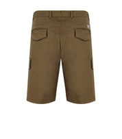 MANUEL RITZ MILITARY GREEN CARGO BERMUDA SHORTS