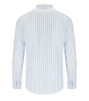 BOB KOREA WHITE LIGHT BLUE STRIPED SHIRT