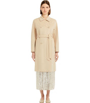 MAX MARA WEEKEND AVENUE SABBIA BELTED COAT