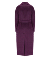 CAPPOTTO CON CINTURA VIOLA TWINSET