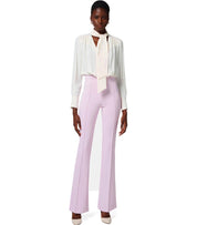 ELISABETTA FRANCHI BURRO QUARZO GEORGETTE JUMPSUIT