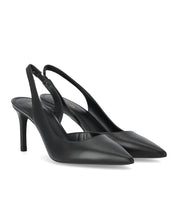 MICHAEL KORS ALINA FLEX BLACK SLINGBACK PUMPS