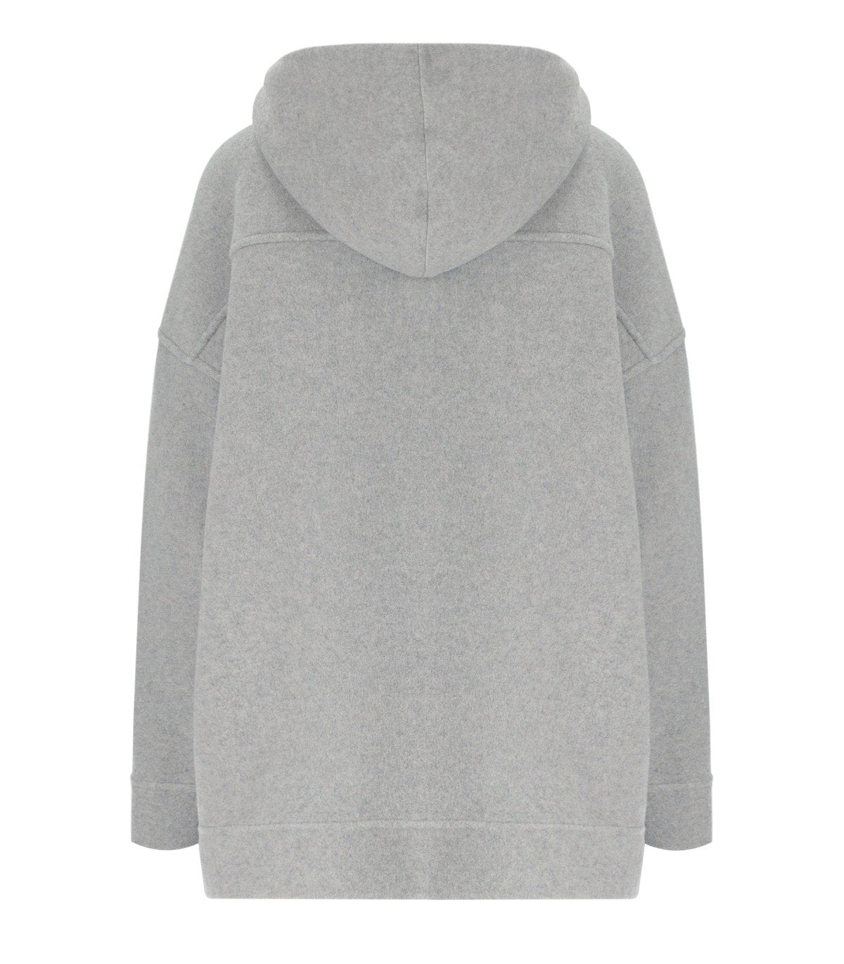 MM MAX MARA SOTTILE LIGHT GREY HOODED JACKET