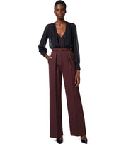 PANTALONE CON CINTURA CACAO ELISABETTA FRANCHI