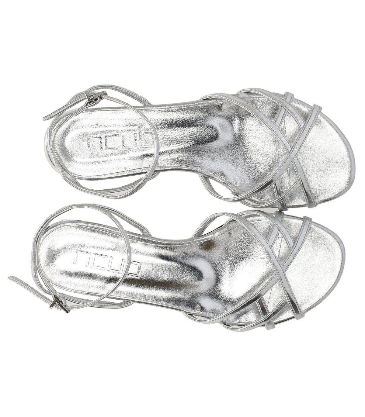 NCUB STICH SILVER FLAT SANDAL