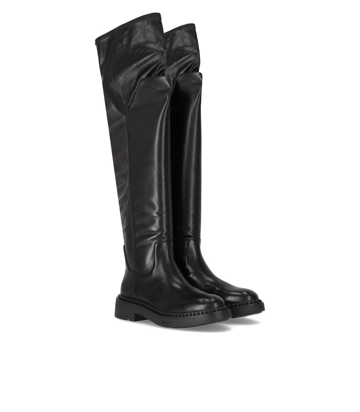 ASH MAXIM BLACK OVER-THE-KNEE BOOT