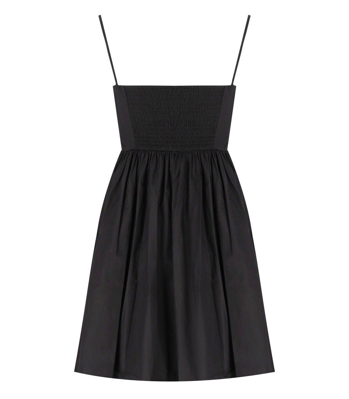 GANNI BLACK DRESS WITH BOWS