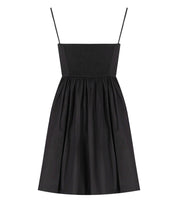 GANNI BLACK DRESS WITH BOWS